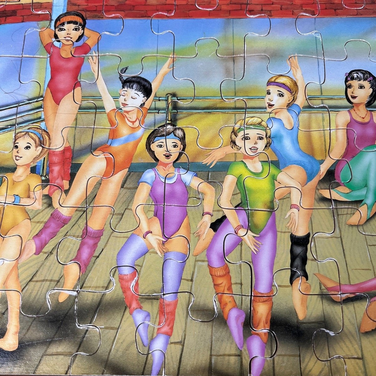 Melissa & Doug Lights Camera Interaction Wooden Tray Puzzle Ballet