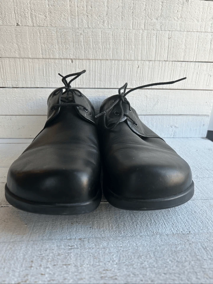 Zapatos Oxford Footprints by Birkenstock de cuero para hombre 43/10 negros plantilla cómoda Foto 2 de 4