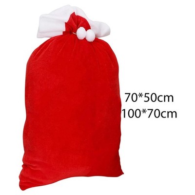 Weihnachten Kordelzug Geschenktüte groß Weihnachtssack Wohngeschenke tragbare Aufbewahrung für