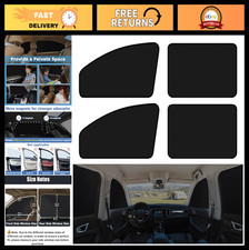 Magnetic Car Window Shades - 100 Blackout Privacy Curtains for Vehicle Protecti