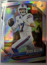 Panini Prizm Josh Allen Buffalo Bills #167 Prizm Parallel Football Card 2025