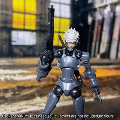 New Premium 1/18 Raiden Man Head Sculpt Model For 3.75'' Action Figure Body