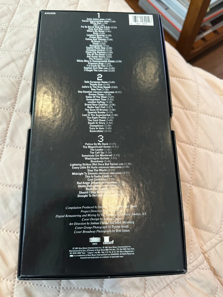 Clash on Broadway-1991 3x CD Box Set -Complete w/ Book,  Lyrics - Image 2 of 4