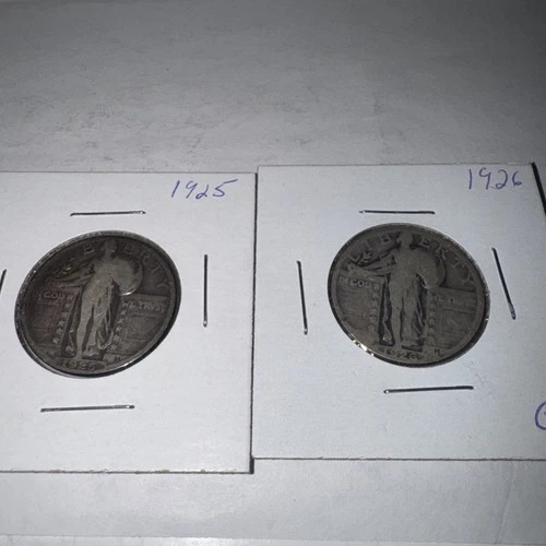 1925 & 1926 Standing Liberty Quarters