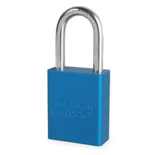 American Lock A1106blu Lockout Padlock, Keyed Different, Anodized Aluminum, 1