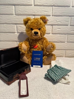 Steiff Passport Bär 1997 30cm Limited Edition mit Zertifikat