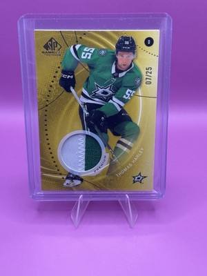 2025-26 SP Game Used Thomas Harley Gold Premium Memorabilia Patch /25 #112