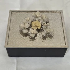 Michael Aram Clover Collection Jewelry Box Trinket Box Good Condition 