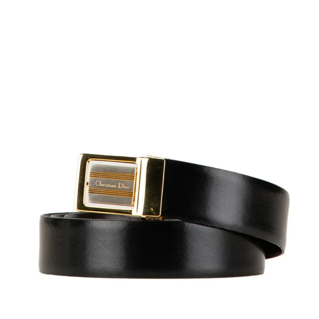 Ceinture femme cuir boucle logo Dior