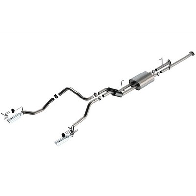 Borla 141025 S-Type Stainless Cat Back Exhaust System for 09-13 Tundra 4.6L 5.7L