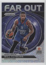2023 Panini Prizm Turkish Airlines EuroLeague Far Out Mojo /25 Will Clyburn 1pe9