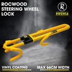Steering Wheel Lock RocwooD Heavy Duty Twin Bar Car Van Security Anti Theft