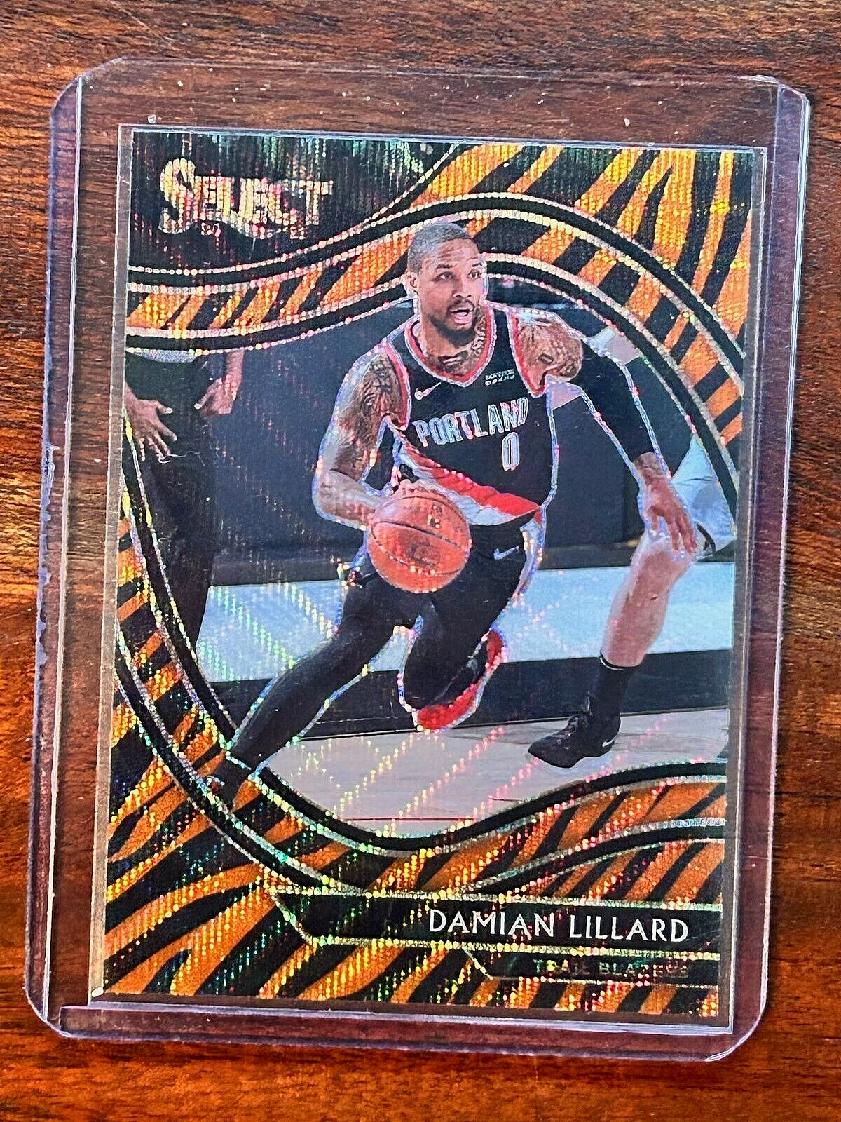 Damian Lillard Select TIGER STRIPE Courtside 2020 - Prizm MINT - #248