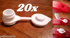 20x WHITE AIR VENT CAPS Midwest Blitz Scepter Wedco Briggs FASTER SMOOTHER POUR