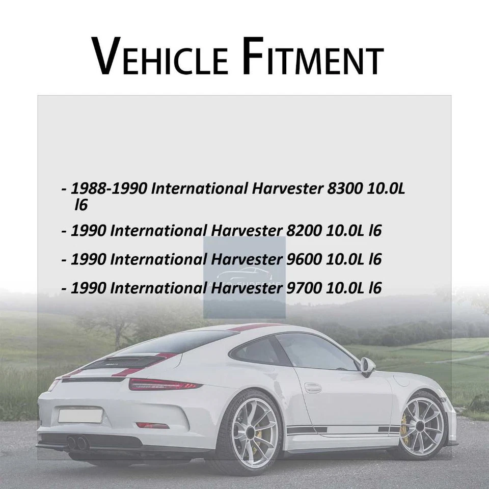 Para International Harvester 9700 1990 Radiador Refrigerante Manguera Radiador a Tubería Foto 2 de 4