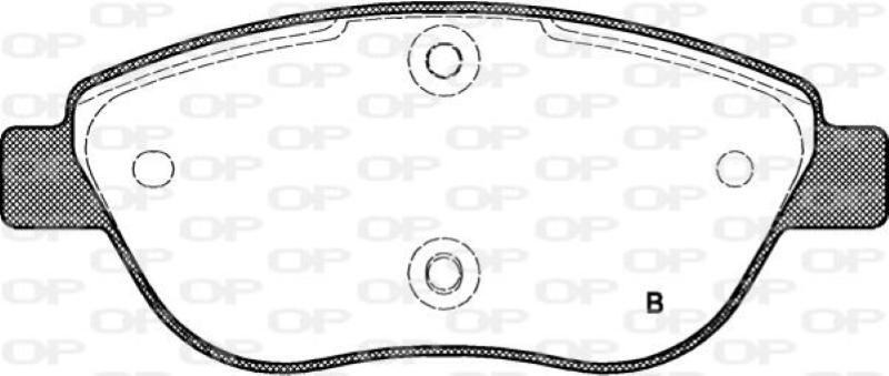PASTIGLIA FRENO ANT.500/BRAVO II/DOBLO /IDEA/MUPLA/STILO/DELTA/MUSA/G.PUNTO
