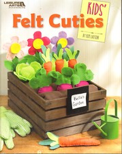 KIDS FELT CUTIES CRAFT BOOK LEISURE ARTS By Kimberly Layton