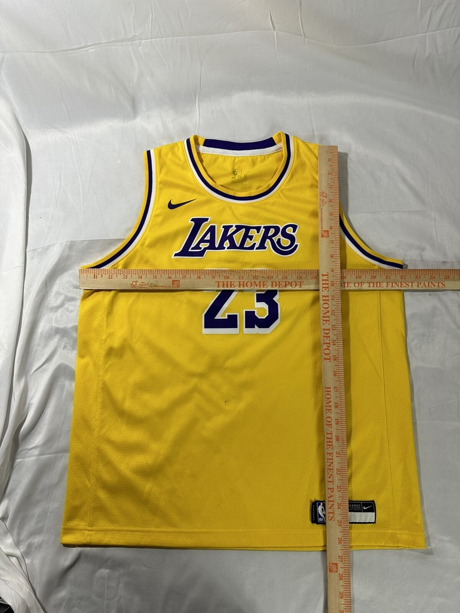 NIKE Swingman NBA Los Angeles Lakers Jersey 23 James YOUTH Size XL
