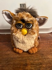 Vintage Furby 1998 Giraffe Print Brown Tan 70-800 Tiger Electronics