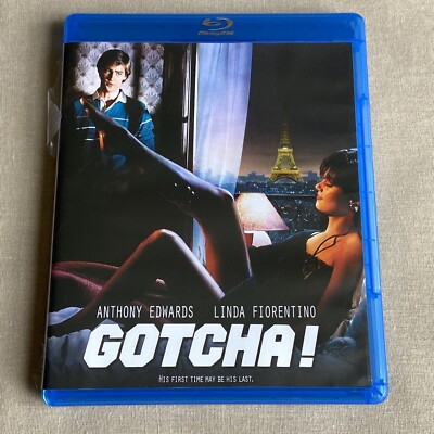 Gotcha! (Blu-Ray, 1985) Kino Lorber Action RomCom Linda Fiorentino Jsu Garcia +