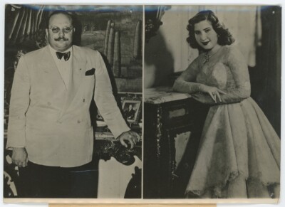 Hochzeit von König Faruk mit seiner Verlobten Narriman Sadek. Ägypten. 1951.