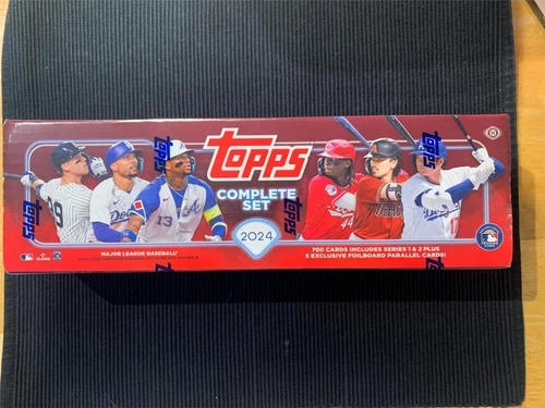 2024 TOPPS SERIES #1 #2 BASEBALL SEALED HOBBY FACTORY SET  *RARE FOILBOARD PACK*