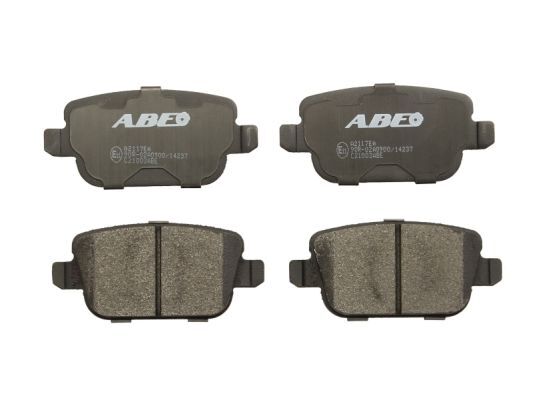 ABE BremsbeläGe Bremsbelegsatz Hinten Passend FüR Land Rover Freelander 2-image