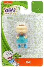Rugrats Phil 1.5-Inch Mini Figure, New in Blister Collectible Card