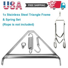Sex Swing Love Chair 360 Triangle Frame Spring Position Device Metal Hanging