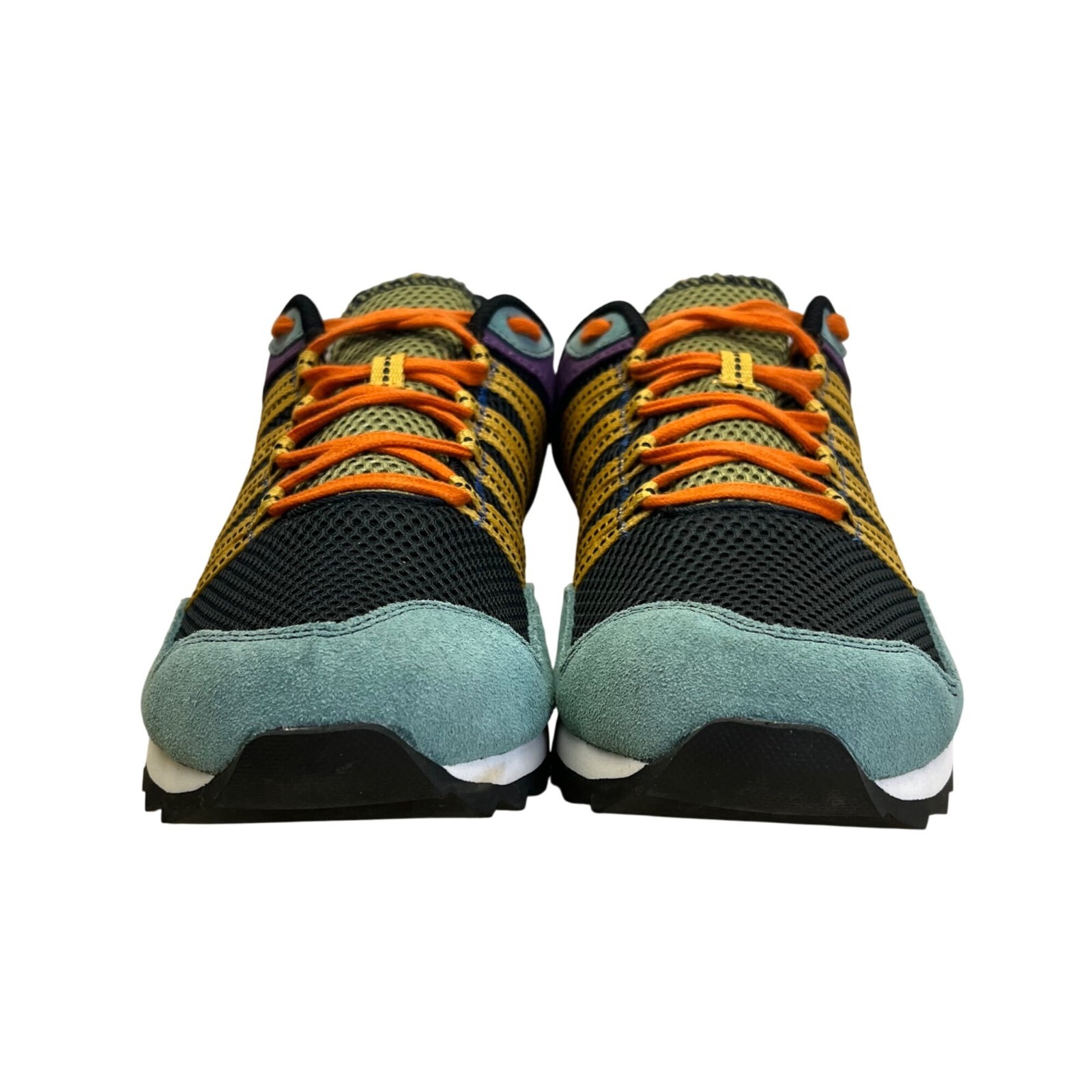 Scarpe da trail running Merrell uomo multicolore in rete e camoscio stringate taglia 10