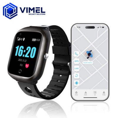 Smart Watch GPS Tracker 4G Wearable for elderly people seniors Personal Locator