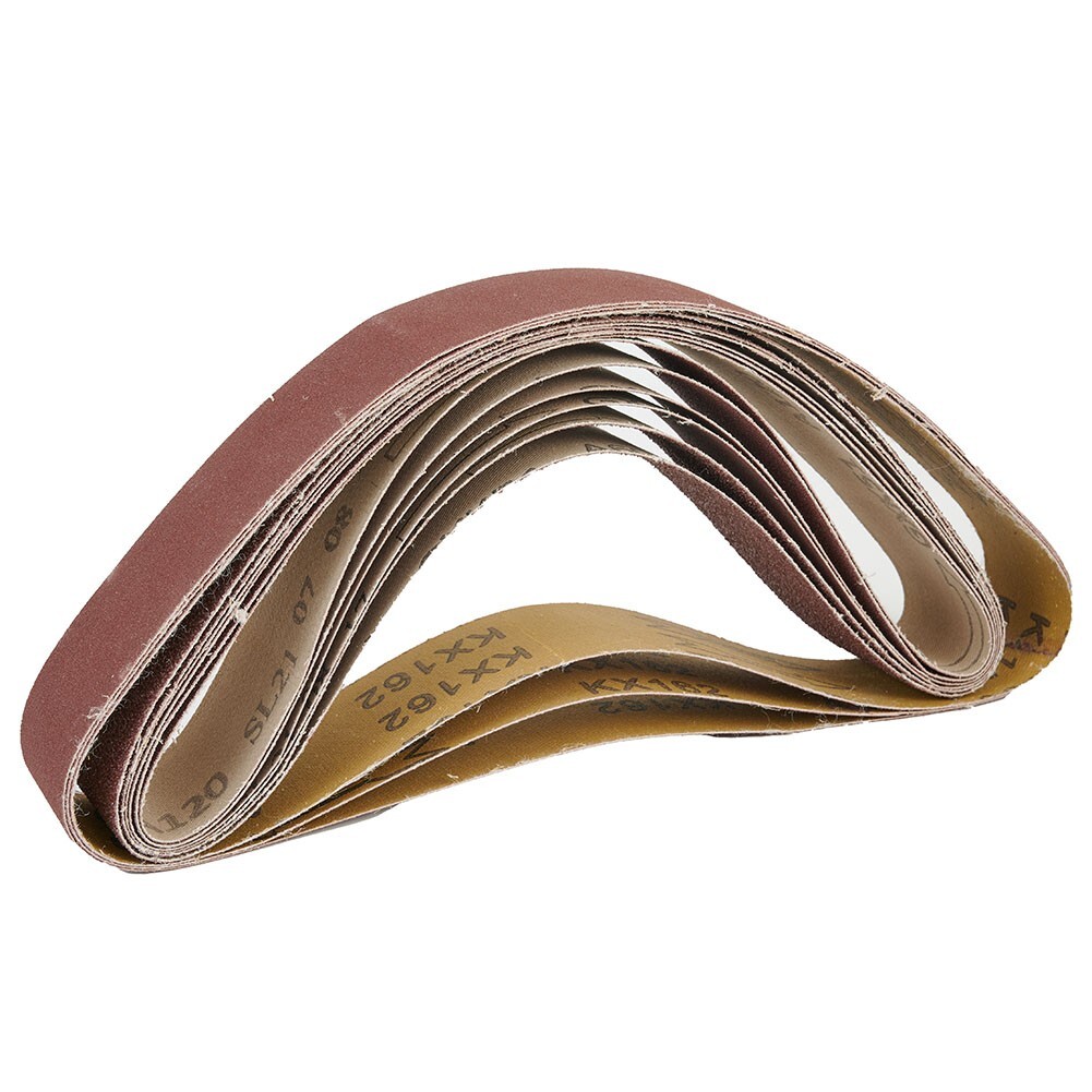 10tlg. Gewebe Schleifb?nder 40*680mm Schleifband F Bandschleifer 60-240# K?rnung