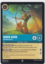 Disney Lorcana- 1st Ch. Robin Hood: Unrivaled Archer 157/204 Super Rare NON-FOIL