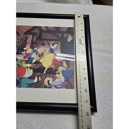 Disney Schneewittchen & sieben Zwerge gerahmter Kunstdruck Sonderedition - Bild 4 von 7