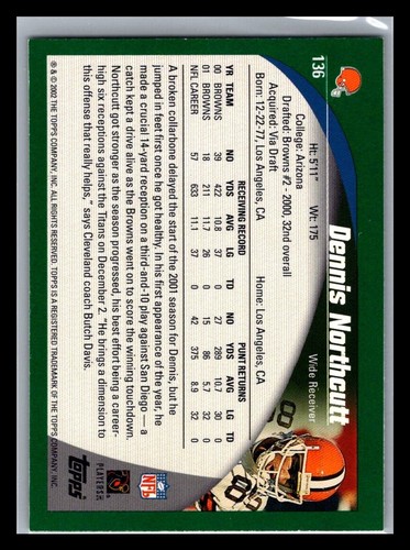 2002 Topps Football # 1 - 200 - Pick Your Card! - Picture 272 of 400