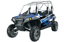 AMR Racing UTV Door Graphics for Polaris RZR 800/900 Trail Armor Doors 4 2011 BW