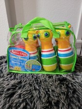 Melissa Doug Giddy Buggy Bowling Set Sunny Patch - 6 Bug Pins, 1 Ball, Case