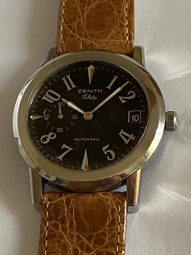 ZENITH ELITE PORT ROYAL V automatico Orologio Acciaio Orologio Uomo  Orologio da polso Watch | eBay