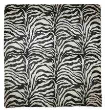 22"x22" Zebra Animal Print Pattern 100% Cotton Bandana