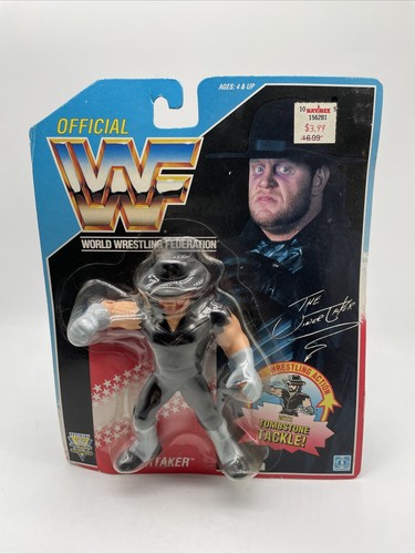 Hasbro WWF WWE Undertaker 1990 action figure MOC...