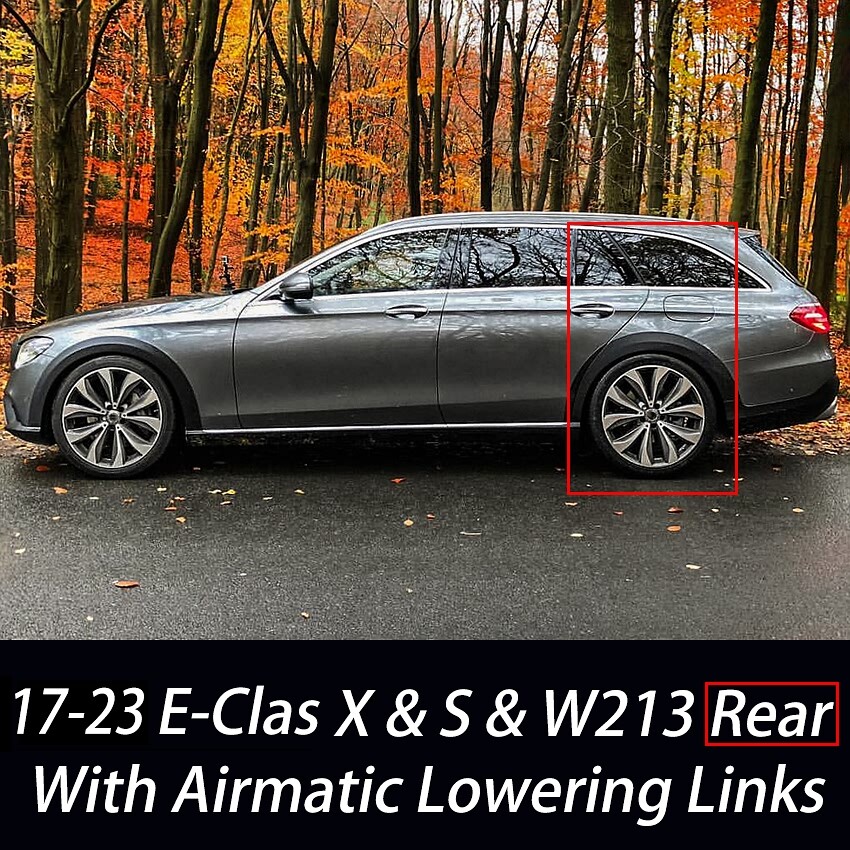 For Mercedes E W213 S213 Adjustable Lowering Links *Rear Air Ride