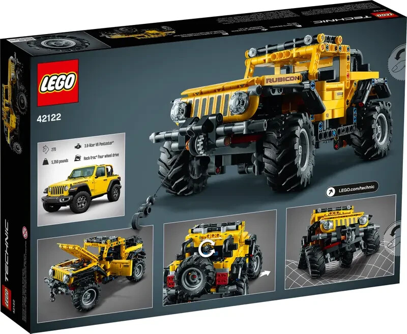 かいじゅー様 Lego Jeep Wrangler 42122 Technic Minifigure Building Set