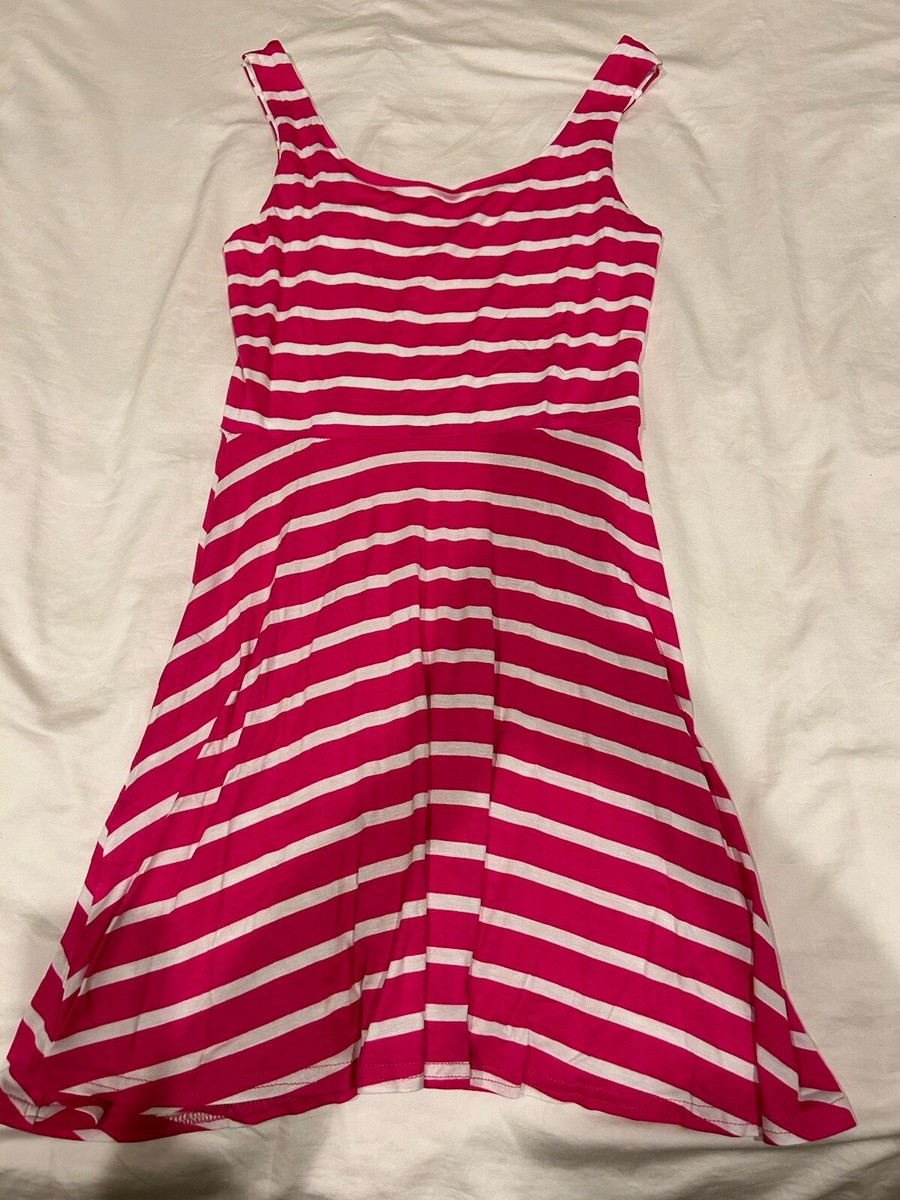 NWT Love Ady Hot Pink Fit & Flare Dress Size Medium | eBay