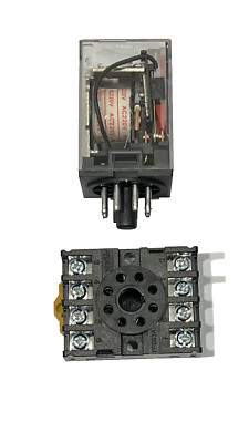 Relay MK2P-I MK2P MK2 AC 220V AC 8 Pin 10A 250VAC and PF083A Socket ...