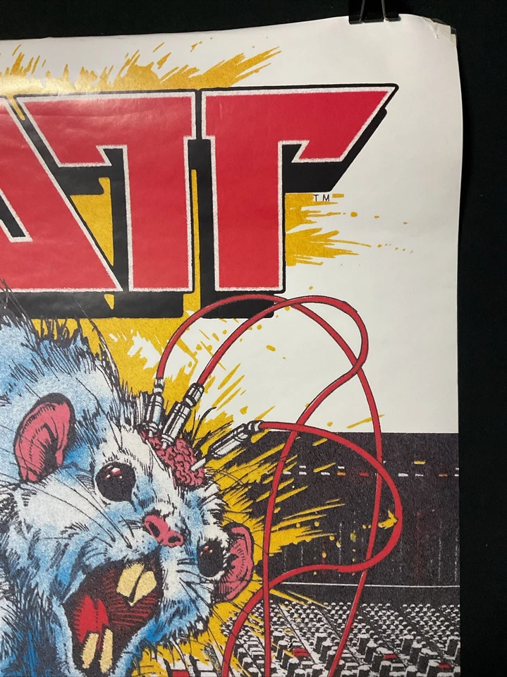 RATT - RARO Vintage 1984 - Mecánico RATT - 1984 - 23” X 34 1/2” Foto 3 de 4