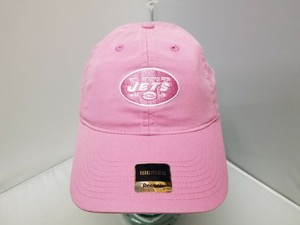 pink curved brim hat