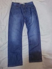 Levi's 514 Slim Straight Cotton Blue Denim Jean Kids Sz 18
