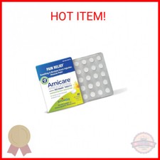 Boiron Arnicare Tablets for Pain Relief from Muscle Pain, Joint Soreness, Swelli