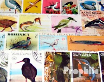 Prophila Collection – 50 Francobolli Diversi Con Motivi Di Pappagalli, Uccelli, Per Collezionisti - 4