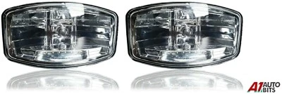 2X Fit Scania Volvo DAF MAN Camion 24V Jumbo H7 Lampe Spot & 6 LED Jaune DRL E4 - Photo 1/4
